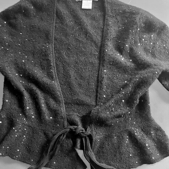Vintage Rebecca Taylor sequined sweater set sz S - Picture 2 of 7